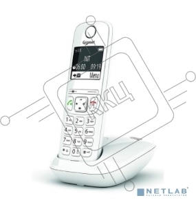 Р/Телефон Dect Gigaset AS690 RUS SYS белый АОН