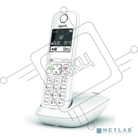Р/Телефон Dect Gigaset AS690 RUS SYS белый АОН