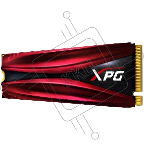 Накопитель SSD M.2 ADATA 256Gb XPG S11 Pro <AGAMMIXS11P-256GT-C> (PCI-E 3.0 x4, up to 3500/1200Mbs, 290000 IOPs, 3D TLC, NVMe 1.3, 22x80mm, радиатор)