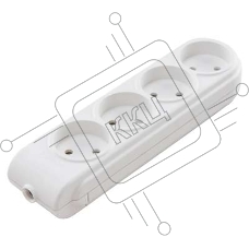 Колодка удлинителя 4-м без заземл. защ. шторки Makel N4010000