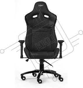 Игровое кресло WARP Gr чёрное (карбон, экокожа, алькантара) (GR-BBK)