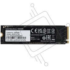 Твердотельный накопитель SSD Gigabyte M.2 2280 1TB AORUS Client SSD AG4731TB N PCI-Express 4.0 x4, NVMe 1.4 7300/6000 RTL, without heatsink
