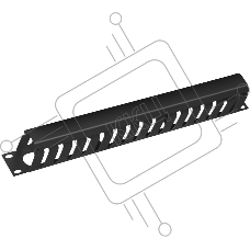 Кабельный органайзер Cabeus JB07-1U-BK 19