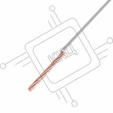 Провод ПГВА REXANT 1х0.75 мм², Cu, белый, бухта 200 м