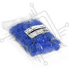 Колпачок ExeGate BC45-100-BL изолирующий для коннектора RJ-45, синий (100шт)