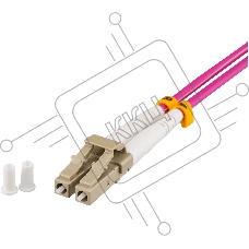 Кабель оптический REXANT 50-2611-1 Патч-корд волоконно-оптический (шнур) MM 50/125 (OM4), LC/UPC–LC/UPC, duplex, 3mm, LSZH 1м REXANT