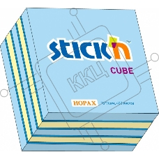 Блок самоклеящийся бумажный Stick`n 21340 76x76мм 400лист. 70г/м2 неон+пастель 3цв.в упак.