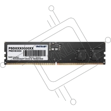Оперативная память Patriot Signature, DDR5, 16GB (1x16 GB), 5600 MHz, CL46