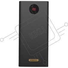 Мобильный аккумулятор Romoss PEA60 Li-Pol 60000mAh 3A+2A+1.5A+2.1A черный 3xUSB материал пластик