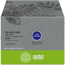 Этикетки Cactus CS-LW-11354 сег.:57x32мм черный белый 1000шт/рул Dymo Label Writer 450/4XL
