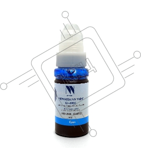 Чернила NV PRINT GI-490C (0664C001) для Canon Pixma G3400, G4400, G2400, G1400, G3410, G4410, G2410, G1410, G3411, G1411, G1416 (70 мл) Cyan