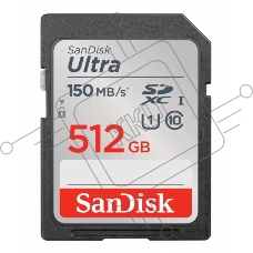 Карта памяти SANDISK SDXC 512GB UHS-I SDSDUNC-512G-GN6IN