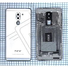 Задняя крышка для Huawei Honor 6X  серебристая