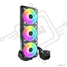 Жидкостная система охлаждения Arctic Liquid Freezer III 420 A-RGB черный, 140 мм, алюминий, 2800 об/мин, 26 дБ, 4 pin, 374 Вт