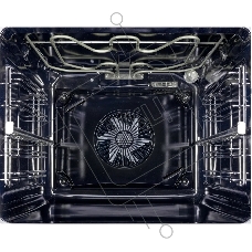 Электрический духовой шкаф Kuppersberg KSO 610 B 60 см, 80 л, High-Tech, 10 режимов, ПАР, Soft Close, телескопические направляющие, черный