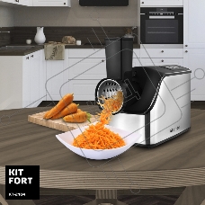 Мясорубка электрическая Kitfort КТ-2104 1800Вт серебристый/черный