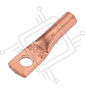 Наконечник медный ТМ 2,5-4-2,6 (2,5мм² - Ø4мм) (в упак. 100 шт.) REXANT