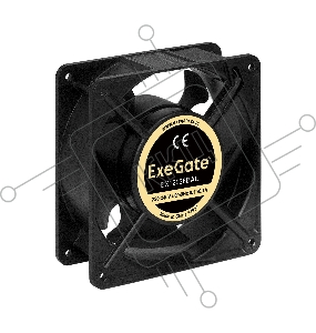 Вентилятор 220В ExeGate EX289017RUS EX12038BAL (120x120x38 мм, 2-Ball (двойной шарикоподшипник), подводящий провод 30 см, 2700RPM, 43dBA)