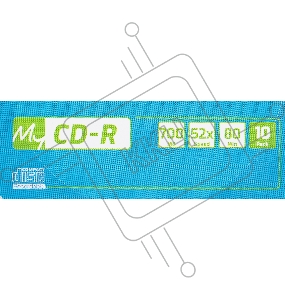 Диск CD-R MyMedia 700Mb 52x pack wrap (10шт) (69204)