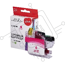 Струйный картридж Sakura LC3617M для Brother, пурпурный, 10 мл., 550 к.