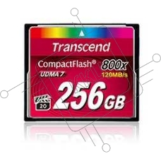 Флеш карта CF 256GB Transcend, 800X