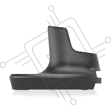 Сканер штрих-кода ручной Newland HR32 Marlin II 2D имидж, беспроводной, USB, Bluetooth, чёрный