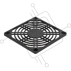 Решетка для вентилятора 80x80 ExeGate EG-080PSB (80x80 мм, пластиковая, квадратная, черная)