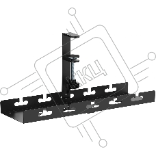 Кабель-канал Cactus CS-CM-400-1BK для столов 40x12.9x19см черный