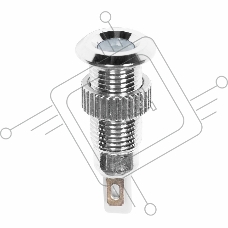 Индикатор металл Ø8 12В белый LED REXANT