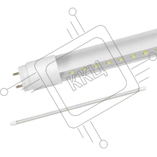 Лампа светодиодная LED-T8-П-PRO 20Вт 4000К G13 1620лм 230В 1200мм прозр. IN HOME 4690612030982