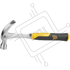 Молоток-гвоздодер JCB JHM003 цельнокованый, двухкомпонентная виброгасящая рукоятка, 450г