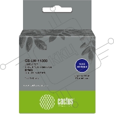 Этикетки Cactus CS-LW-11355 сег.:51x19мм черный белый 500шт/рул Dymo Label Writer 450/4XL