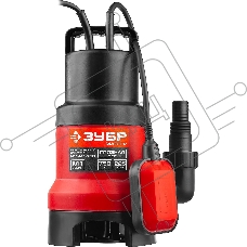 Насос ЗУБР НПГ-М1-750  мастер м1 погружной дренажный для грязной воды d частиц до 35мм 750Вт 225л/м
