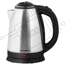Чайник электрический SUPRA KES-1596 1.5л. 1500Вт нержавеющая сталь/черный (корпус: металл/пластик)