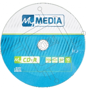 Диск CD-R MyMedia 700Mb 52x pack wrap (10шт) (69204)