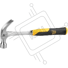 Молоток-гвоздодер JCB цельнокованый, двухкомпонентная виброгасящая рукоятка, 550г