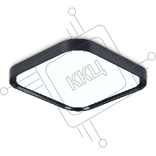 Потолочный светодиодный светильник Ambrella light FZ1268 BK черный 27W 5000K 350*350*60 (Без ПДУ)