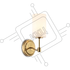 Настенный светильник Ambrella light LH56056 BS/FR латунь/белый матовый E14 max 40W 160*120*280
