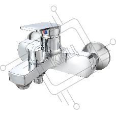 PL7CH-009E Смеситель для ванны из высокопрочного пластика-Хром