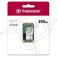 Накопитель SSD 256GB Transcend MSA230S, mSATA, SATA III, 3D TLC [R/W - 560/500 MB/s]