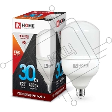 Лампа светодиодная LED-HP-PRO 30Вт 230В 4000К E27 2700лм IN HOME 4690612031071