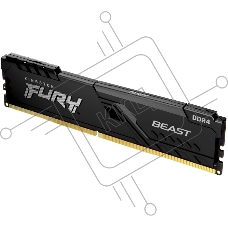 Оперативная память Kingston Fury Beast, 8GB (1x8GB), DDR4, 3200MHz, CL16, с радиатором, черный