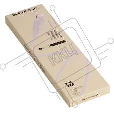 Кабель USB BOROFONE BX18 для Lightning, 2.4A, длина 1м, белый