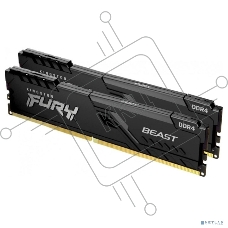 Оперативная память Kingston 32Gb 3200MT/s DDR4 CL16 DIMM (Kit of 2) 1Gx8 FURY Beast Black