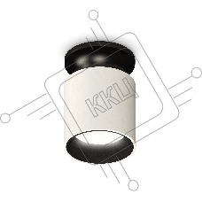 Светильник Ambrella Light XS6301122 SWH/PBK/SBK белый песок/черный полированный/черный песок MR16 GU5.3 (N6902, C6301, N6111)