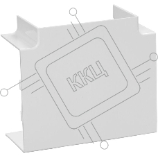 Угол Т-образный КМТ 100х60 ЭЛЕКОР (уп.2шт) ИЭК CKMP10D-T-100-060-K01