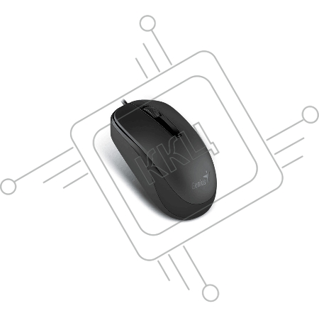 Мышь Genius Mouse DX-120 ( Cable, Optical, 1000 DPI, 3bts, USB ) Black