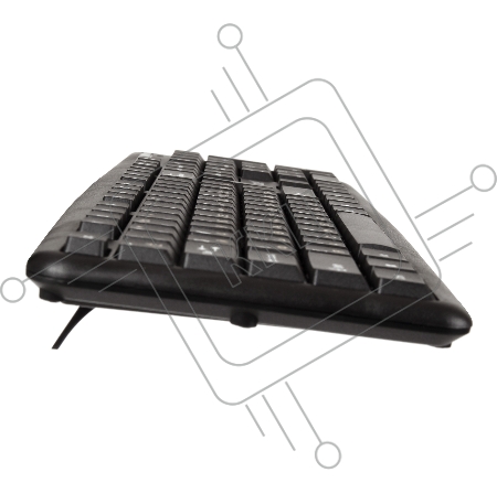 Клавиатура ExeGate EX263906RUS LY-331L, <USB, шнур 2м, черная,  104кл, Enter большой>, Color box