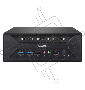 Платформа Shuttle SHU-XC60J black, Fanless, Intel Celeron J3355 dual core 2.5GHz, Support HDMI+D-sub/ X DDR3L 1866 Mhz SODIMM Max 8GB/ 1Gb Ethernet, 802.11 b/g/n WLAN /8xCOMport, M.2 2230 A,E key, M.2 2280 M key
