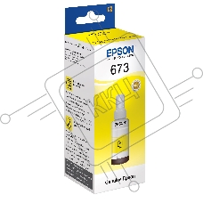 Чернила Epson 673 C13T673498 (аналог C13T67344A) желтый 70мл для Epson L800/L810/L850/L1800